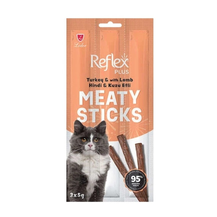 Yetişkin Kediler İçin Hindi Ve Kuzu Etli Çubuk Ödülü 3x5 Gr