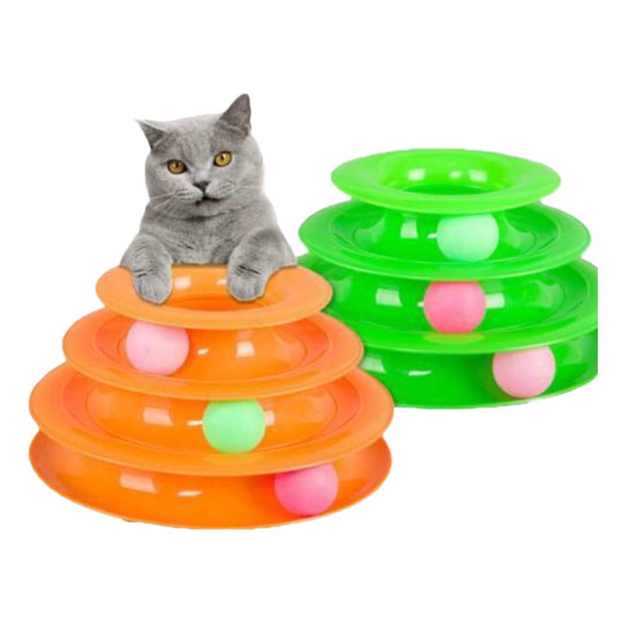 3 Katlı Kedi Oyuncağı