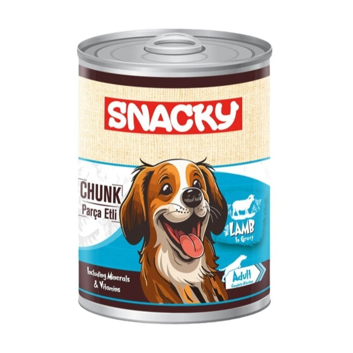 Snacky Yetişkin Köpek Kuzu Etli Konserve 400gr