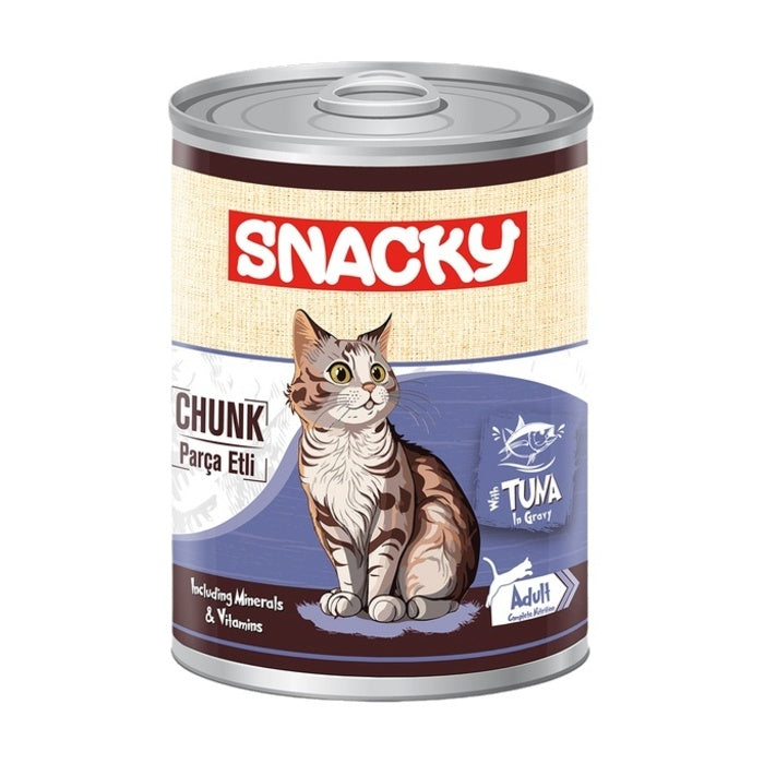 Snacky Kedi Konservesi Tuna Balık 400gr