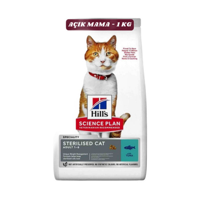 Balıklı Kısırlaştırılmış Kedi Maması Açık