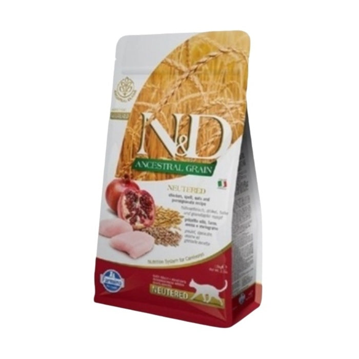 N&D Düşük Tahıllı Tavuklu ve Narlı Yetişkin Kedi Maması 1,5 Kg