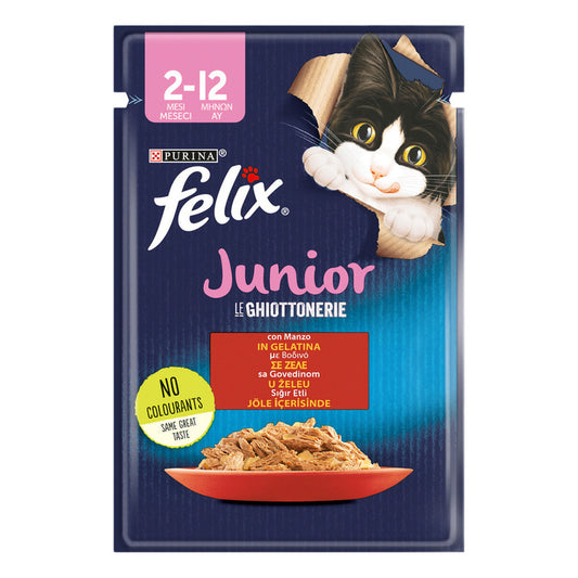 Jöle İçinde Sığır Etli Yavru Kedi Yaş Konserve Maması 85 Gr
