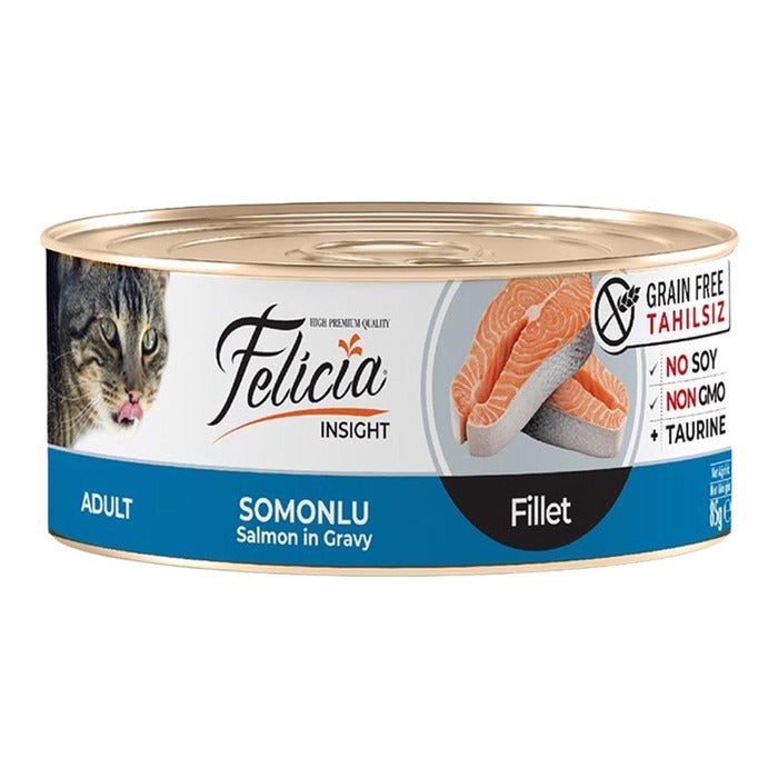 Felicia Tahılsız Somonlu Fileto Kedi Konservesi 85 Gr
