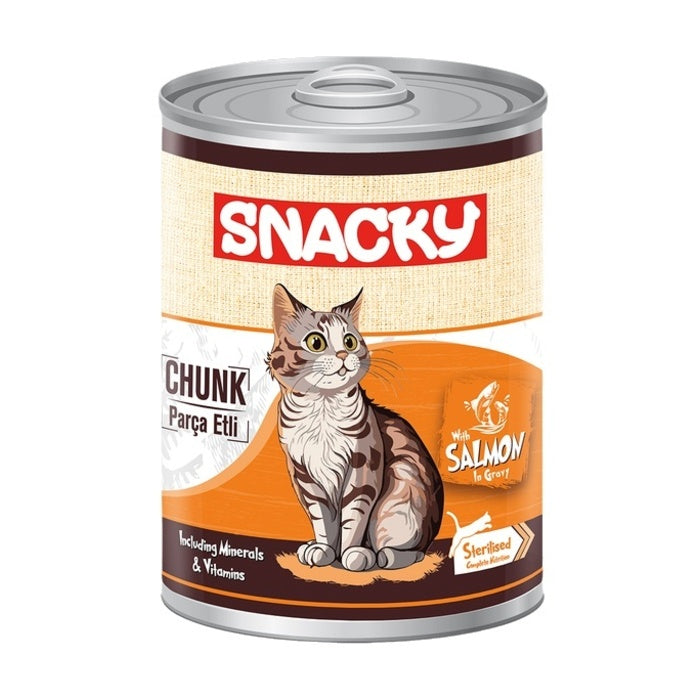 Snacky Kedi Konservesi Kısır Somon 400gr