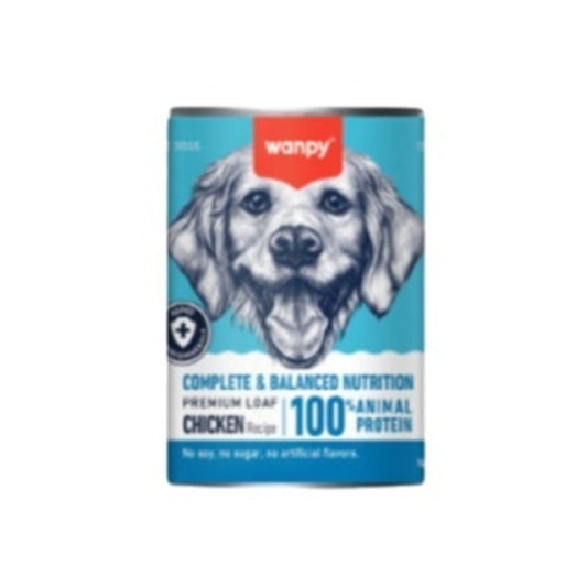 Wanpy Tahılsız Tavuklu Köpek Konservesi 375 Gr