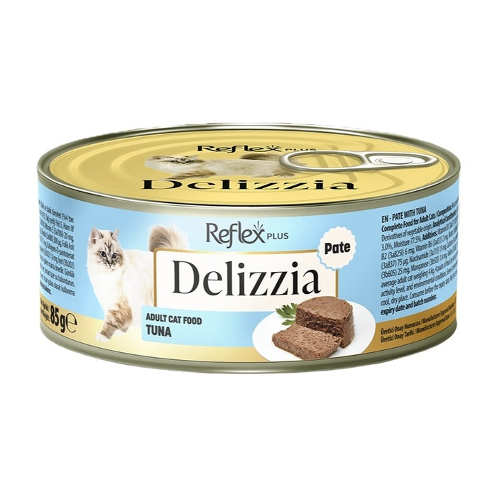 Reflex Delizzia Kıyılmış Ton Balıklı Yetişkin Kedi Maması 85 Gr