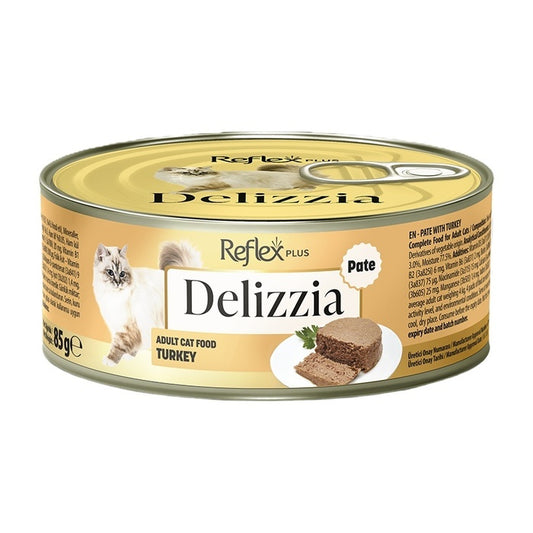 Delizzia Kıyılmış Tavuklu Yetişkin Kedi Maması 85 Gr